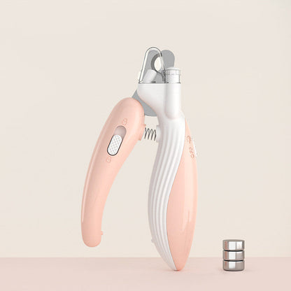 Pet Nail Clippers with LED Light – Safe & Precise Trimmer for Dogs & Cats