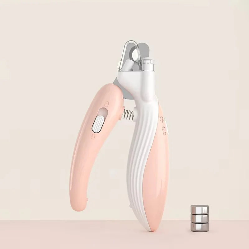 Pet Nail Clippers with LED Light – Safe & Precise Trimmer for Dogs & Cats