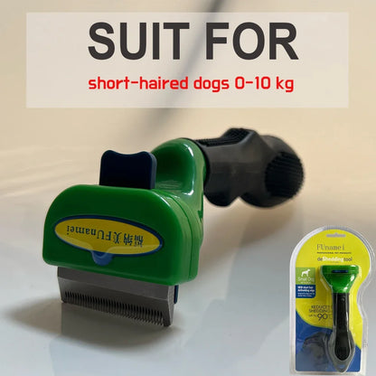 Pet Deshedding Brush & Grooming Comb – For Dogs & Cats, All Coat Types