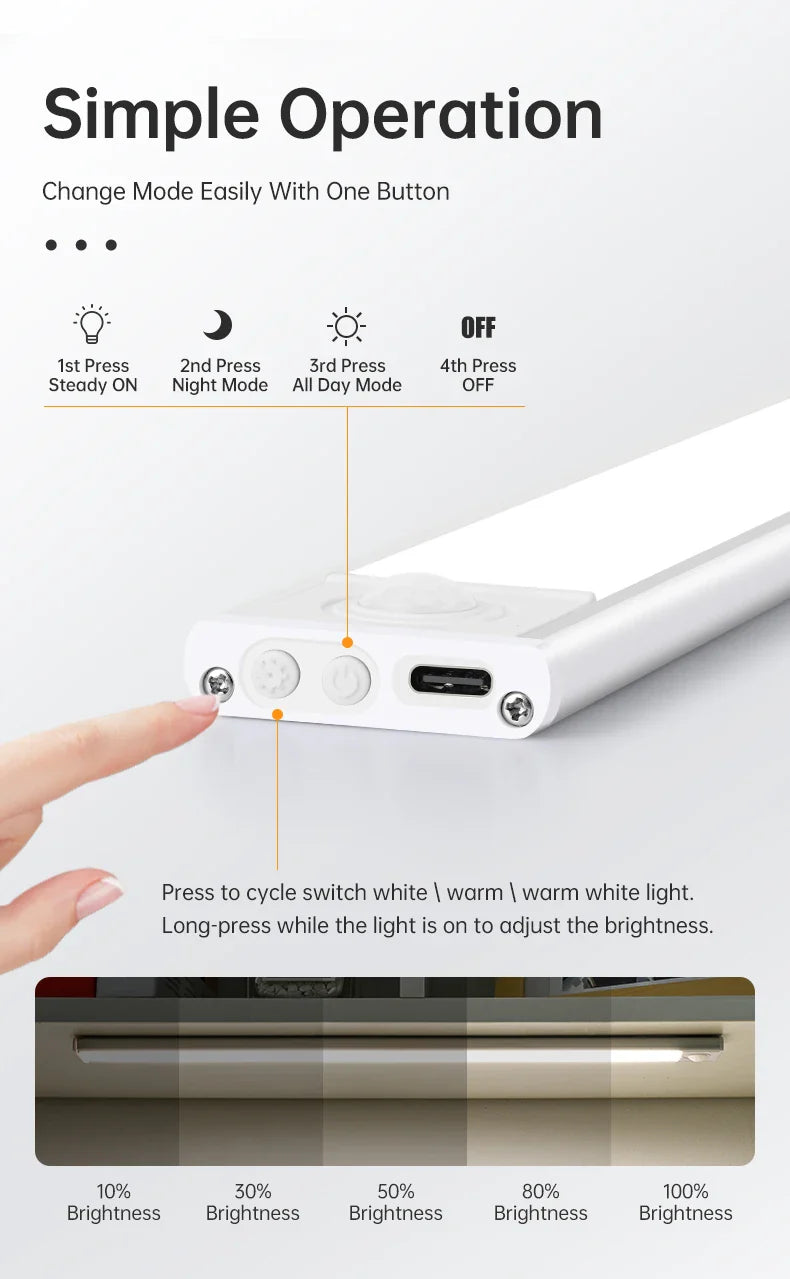 Motion Sensor Cabinet Light