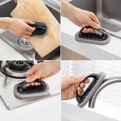 Magic Emery Sponge Eraser Cleaner – Rust & Stain Remover with Handle