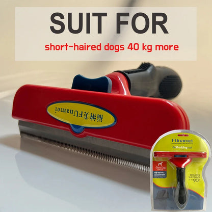 Pet Deshedding Brush & Grooming Comb – For Dogs & Cats, All Coat Types