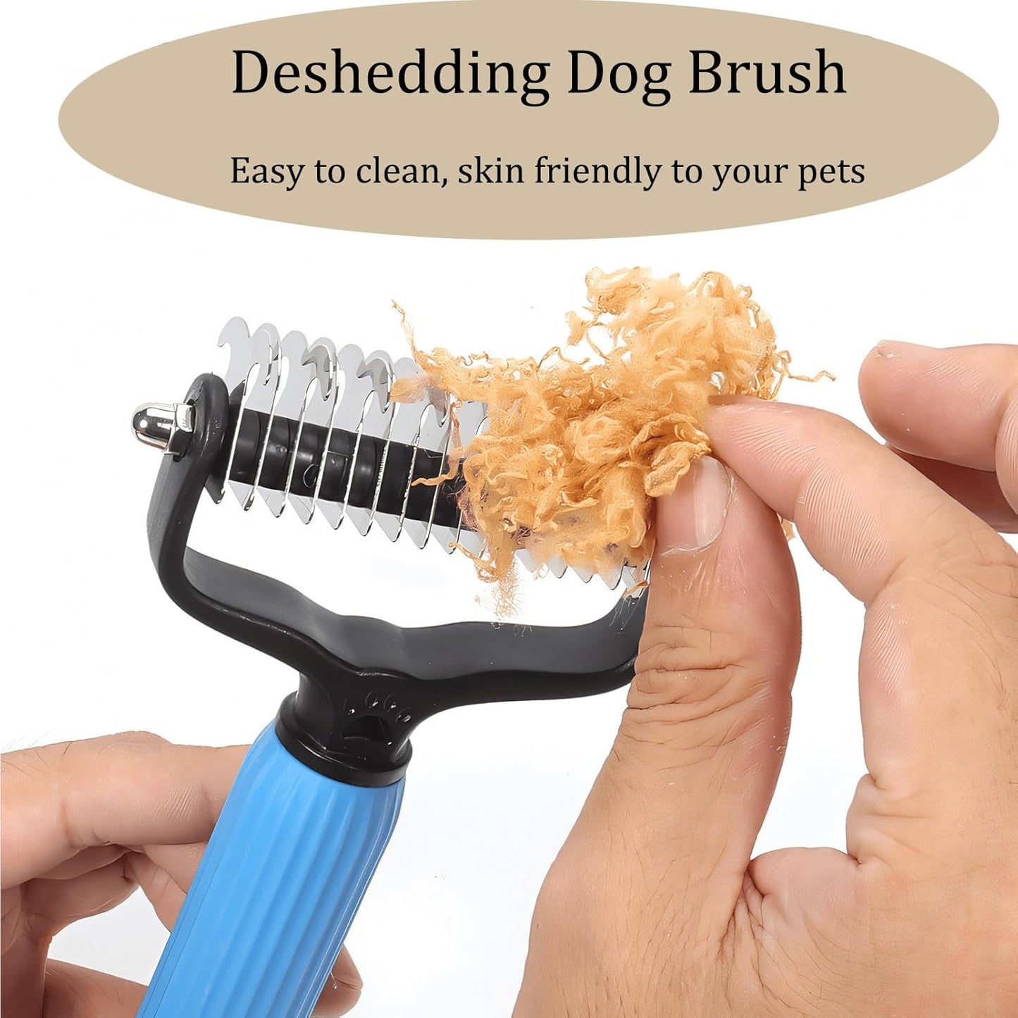 Universal Pet Detangling Comb – Double-Sided Dog & Cat Grooming Tool