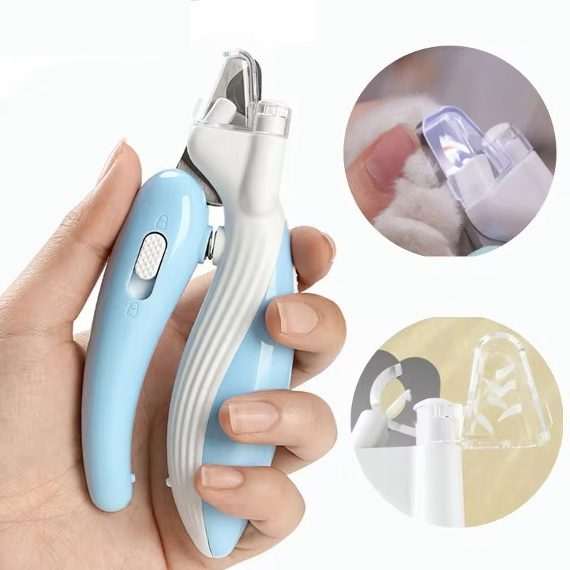 Pet Nail Clippers with LED Light – Safe & Precise Trimmer for Dogs & Cats